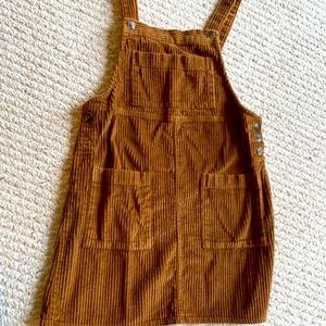 Corduroy Overall Dress